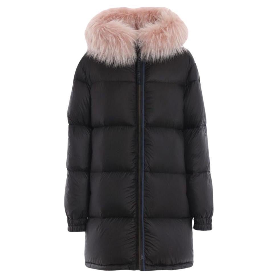 Mr & Mrs Italy Puffer Coat With Fur Hood For Sale