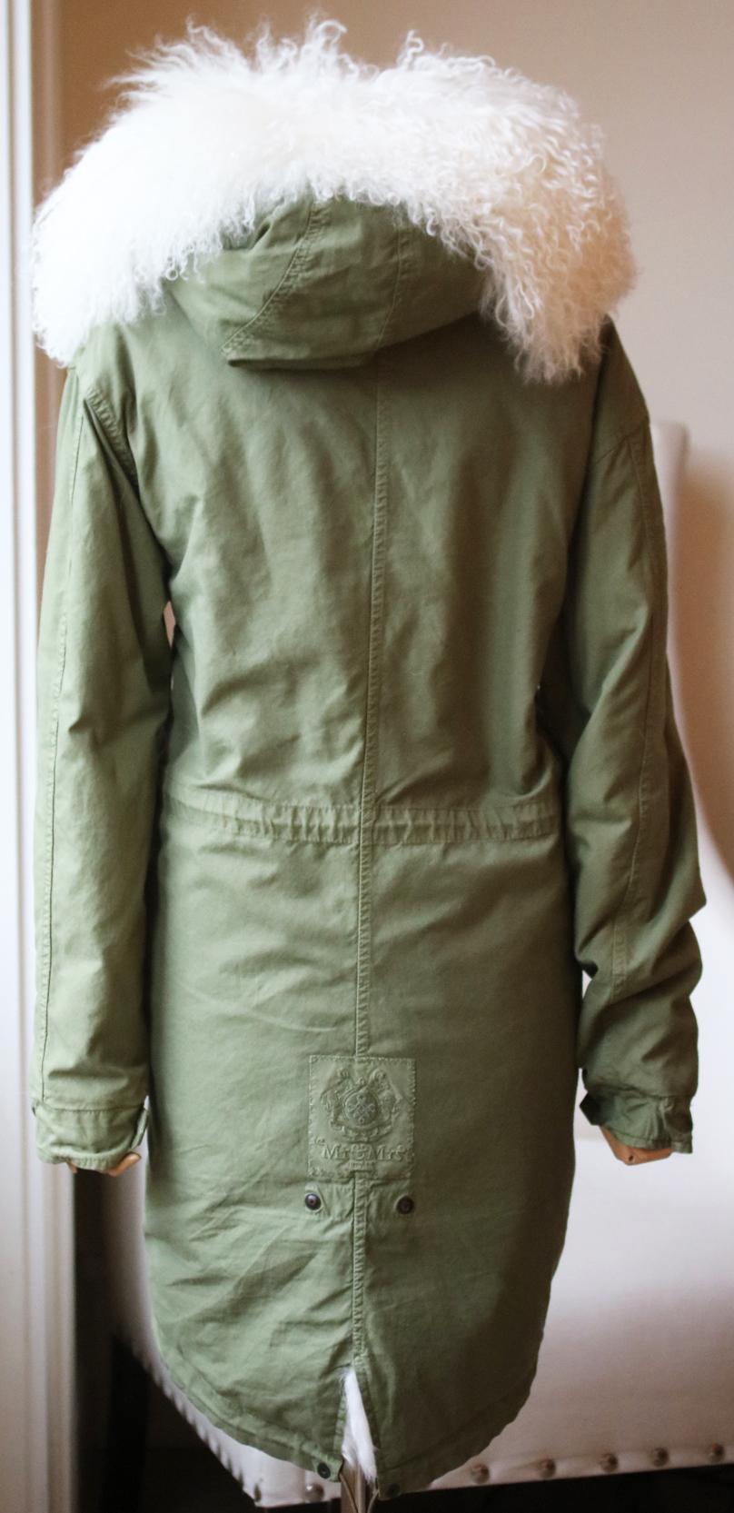 Women's Mr & Mrs Italy Shearling-Lined Cotton-Canvas Parka