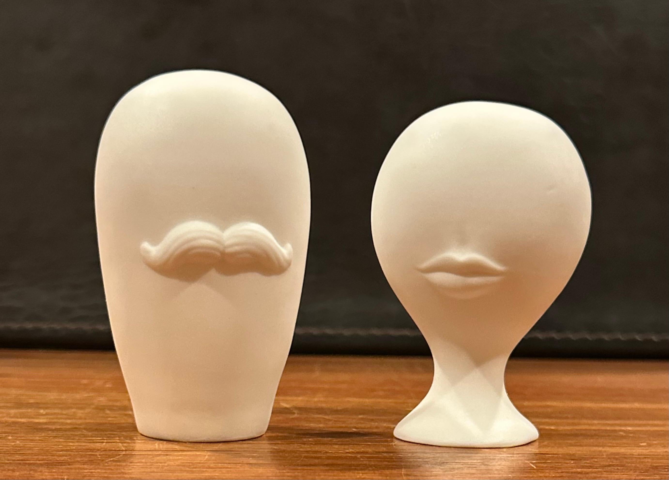 Salière et poivrière en céramique 