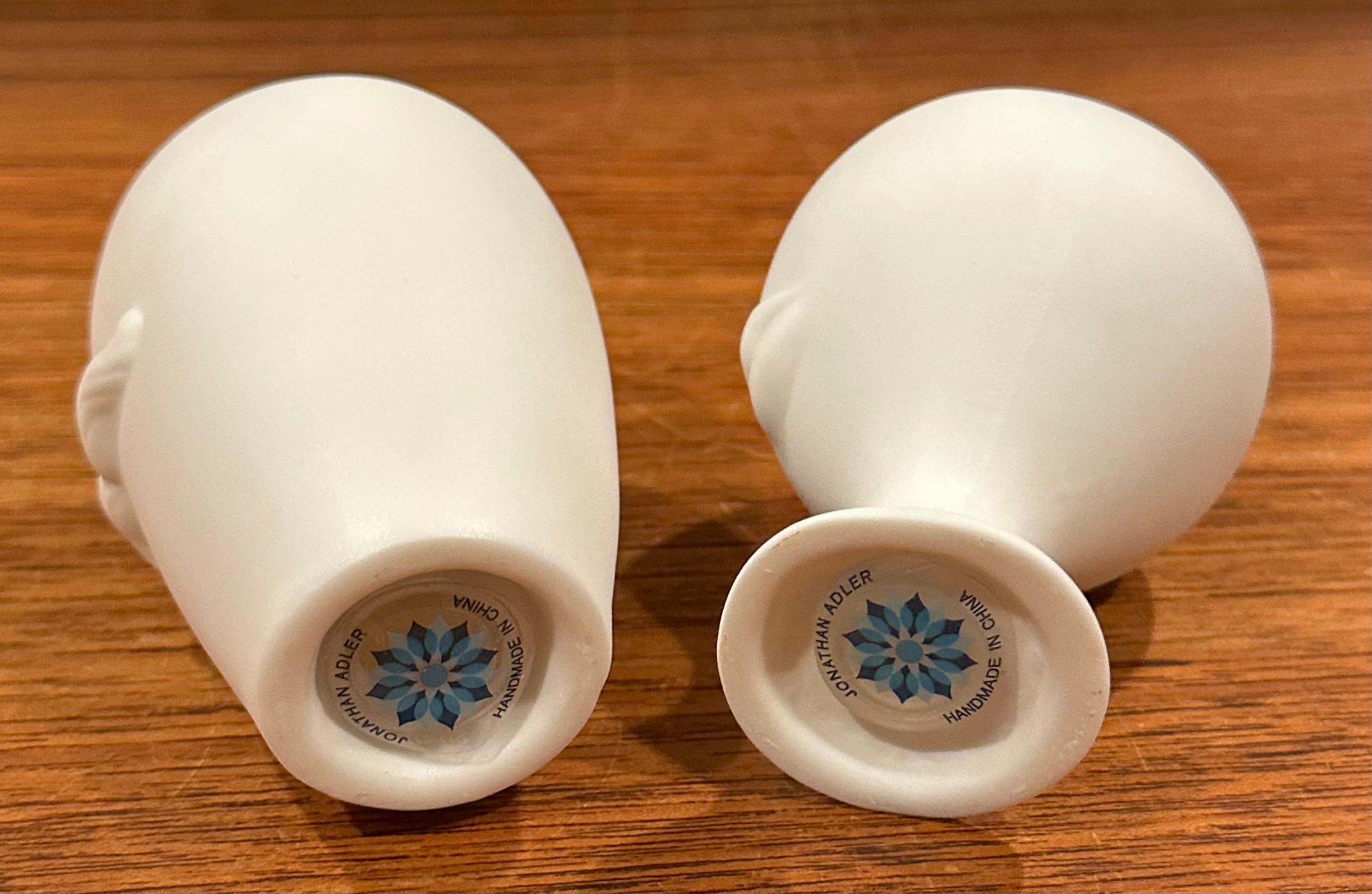 Salière et poivrière en céramique 