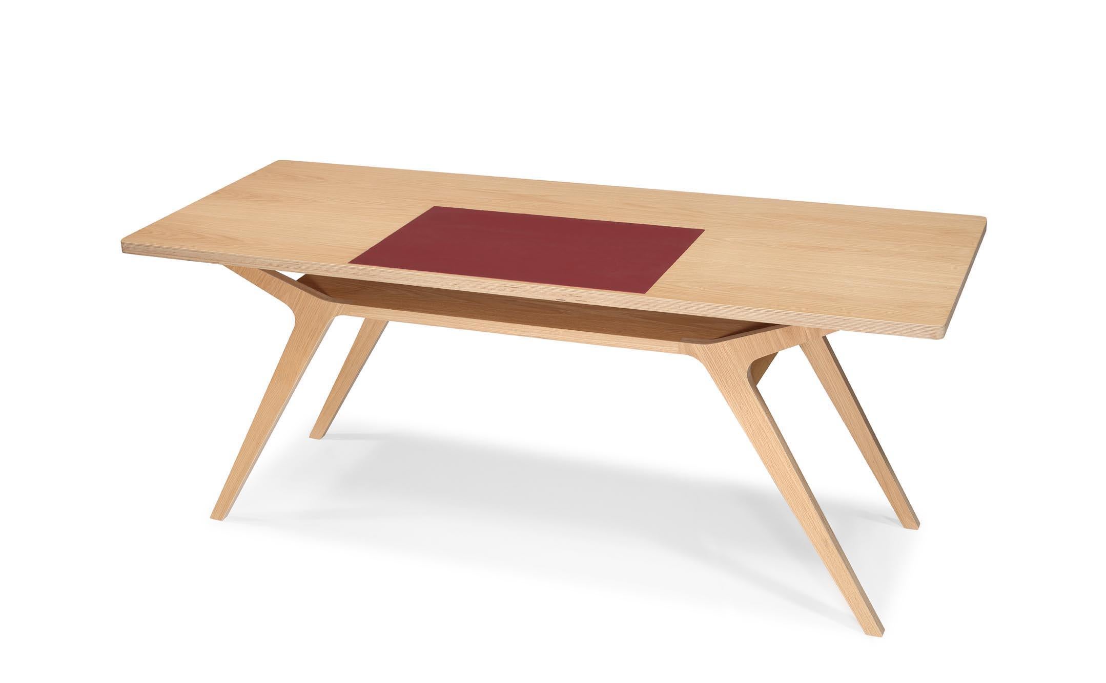 Portugais Bureau Mr. Note 190cm Placage Oak en vente