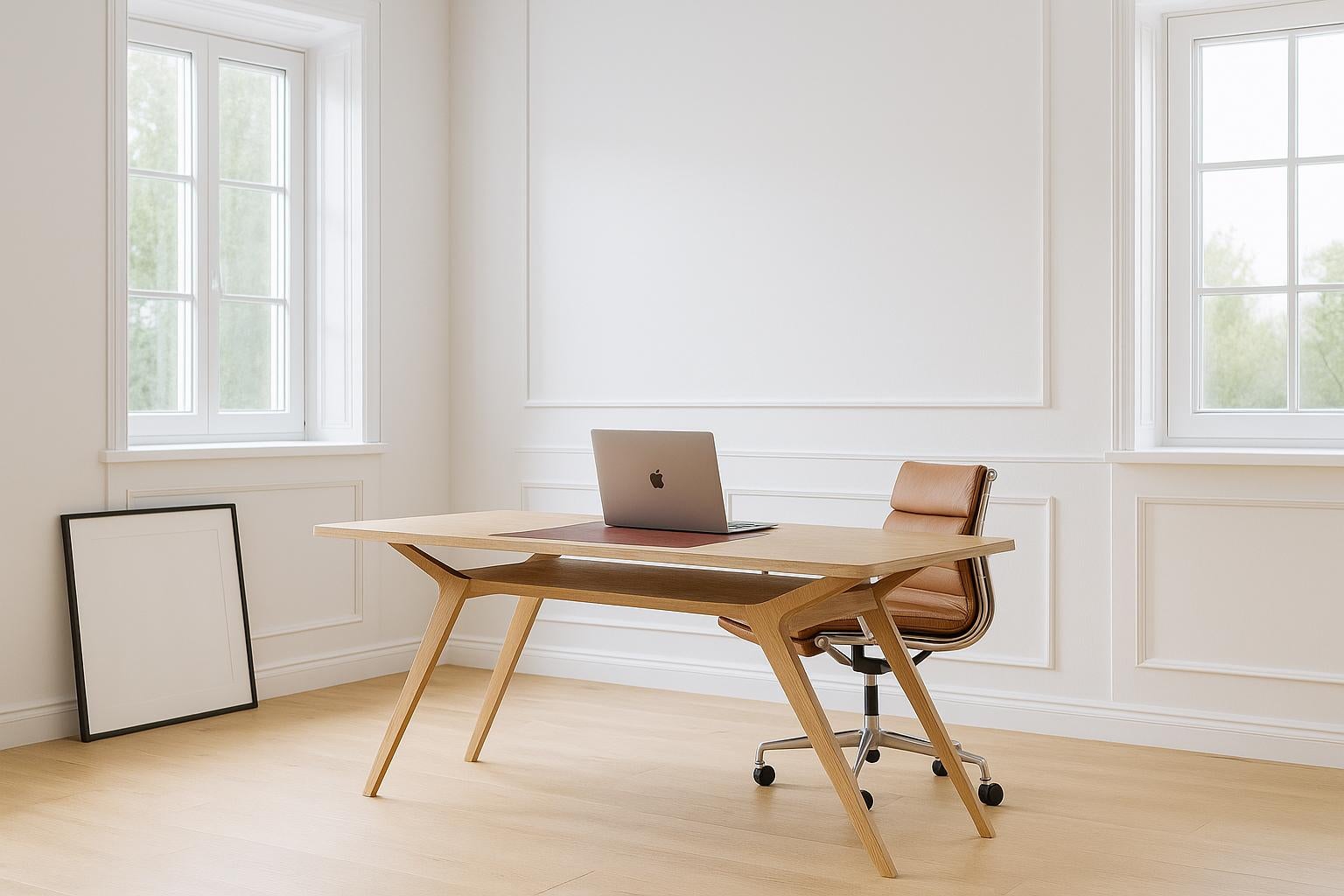 Bureau Mr. Note 190cm Placage Oak en vente 1