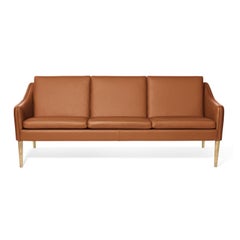 Mr Olsen 3 Seater Oak Challenger Cognac Leather by Warm Nordic
