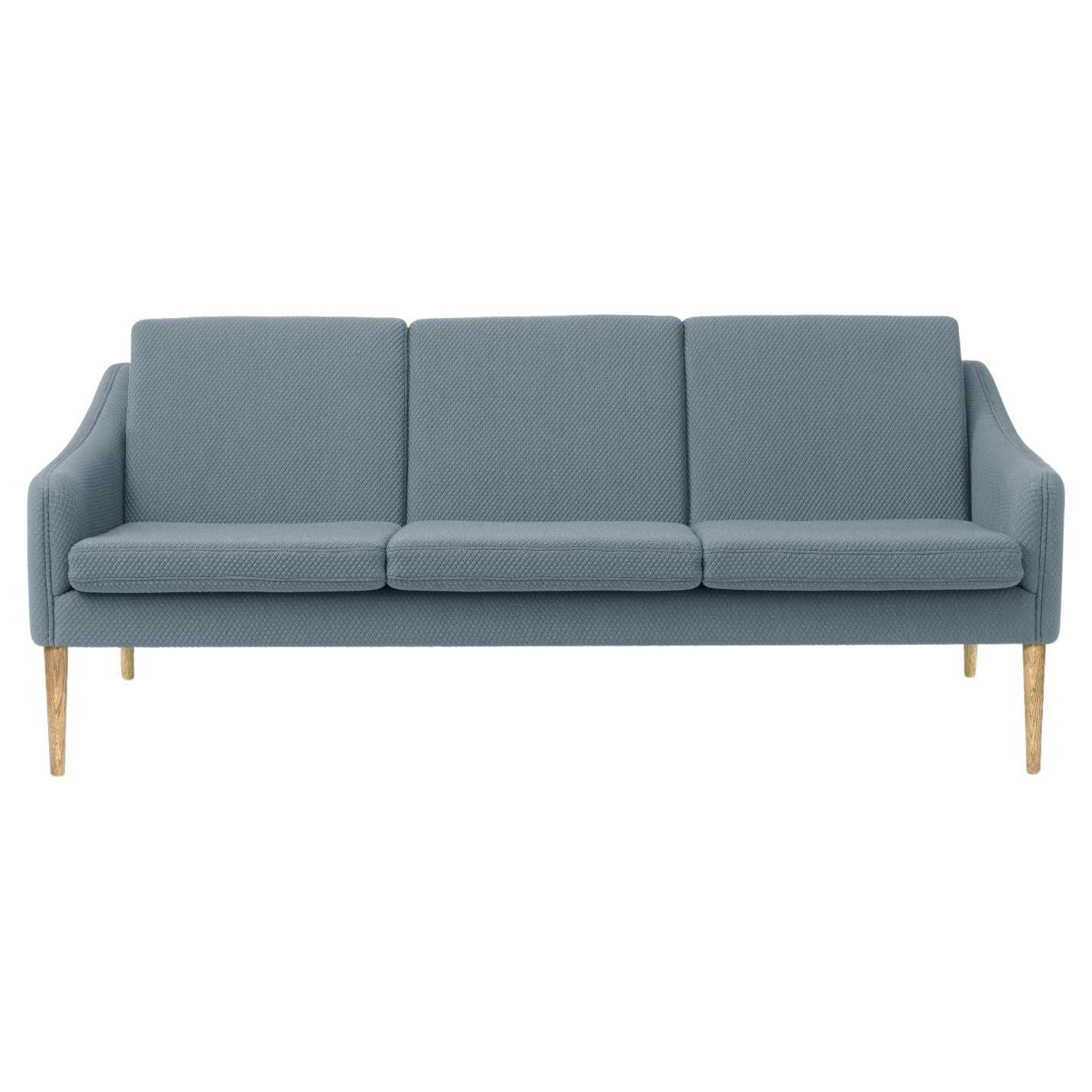 M. Olsen 3 Seater Oak Mosaïque Gris Nuageux par Warm Nordic