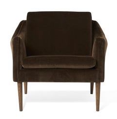 Mr. Olsen Lounge Chair Solid Smoked Oak, Java Brown by Warm Nordic