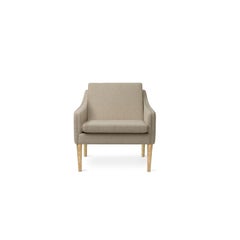 Mr. Olsen Lounge Chair Solid Smoked Oak, Sand by Warm Nordic