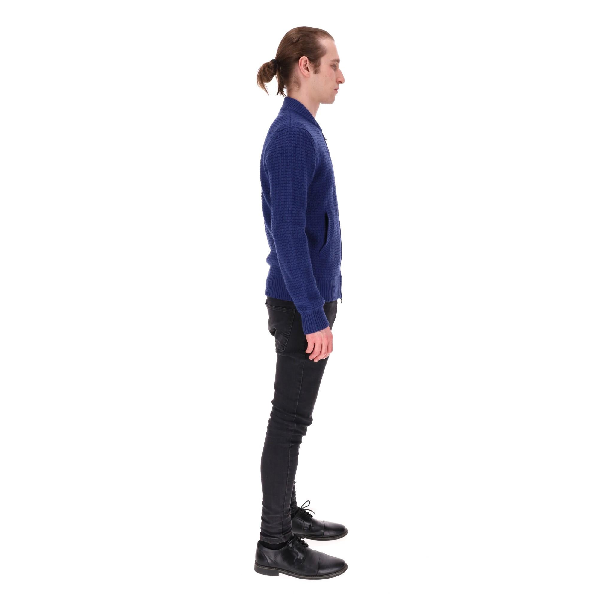 Purple Mr P. Cashmere & Wool Cardigan/Jacket For Sale