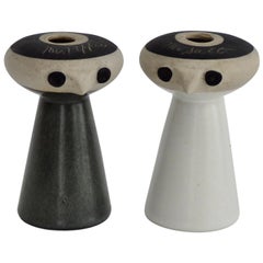 Sr. Salero y Sra. Pimentero de David Gil para Bennington Pottery Vermont
