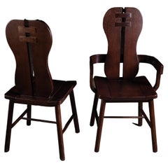 Mr. W Dining Oak Chairs
