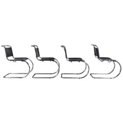 MR10 Chairs by Ludwig Mies van der Rohe for Thonet, 1990s, Set of 4