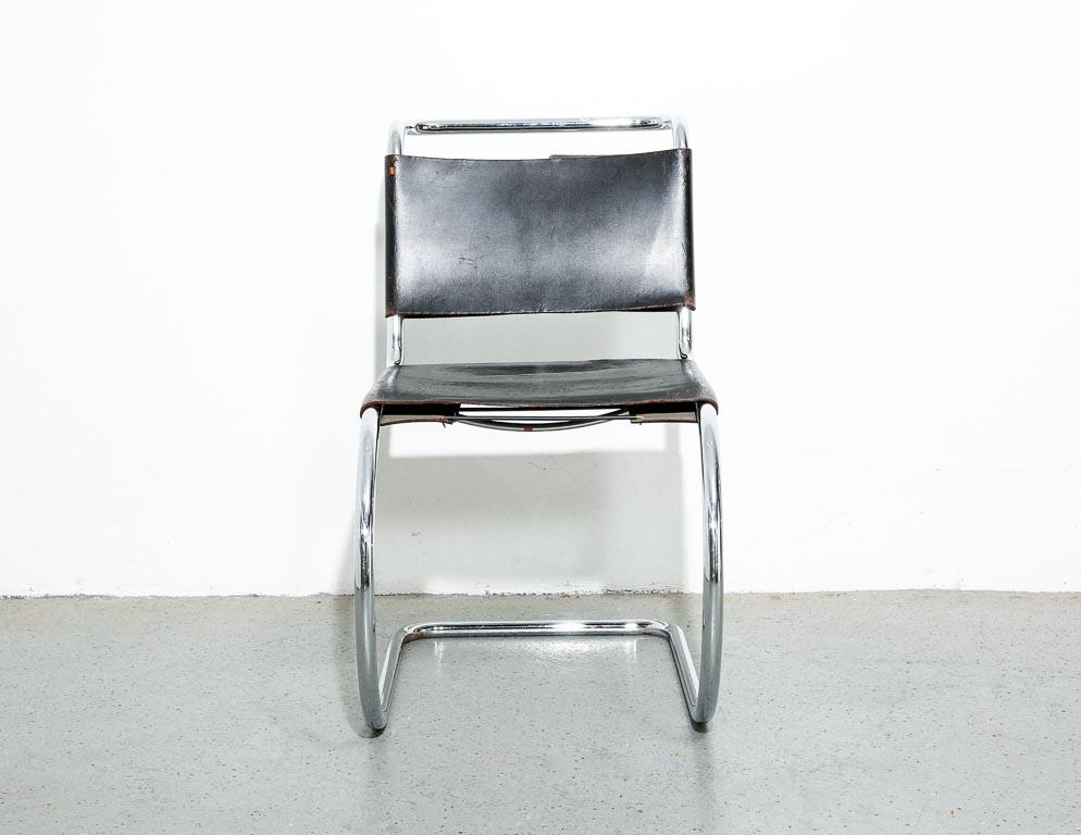 MR10 Dining Chairs by Mies van der Rohe In Good Condition For Sale In Brooklyn, NY