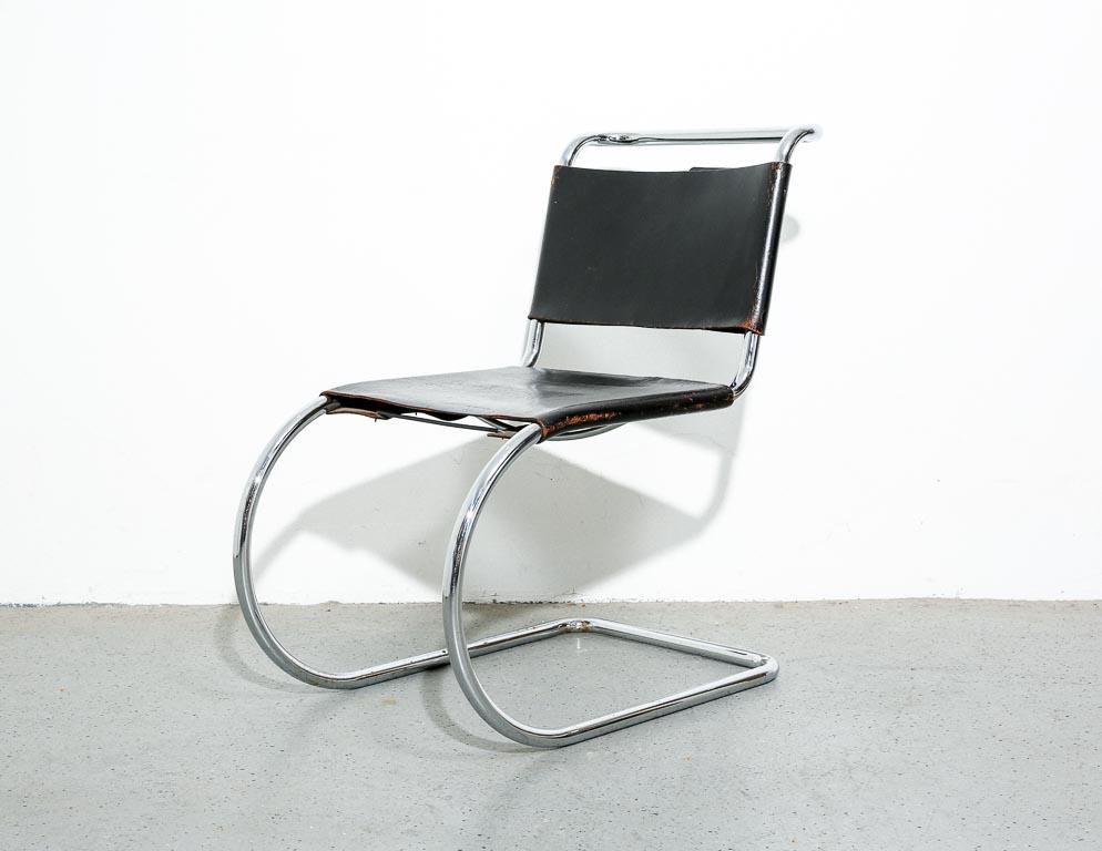 Sillas de comedor MR10 de Mies van der Rohe finales del siglo XX en venta