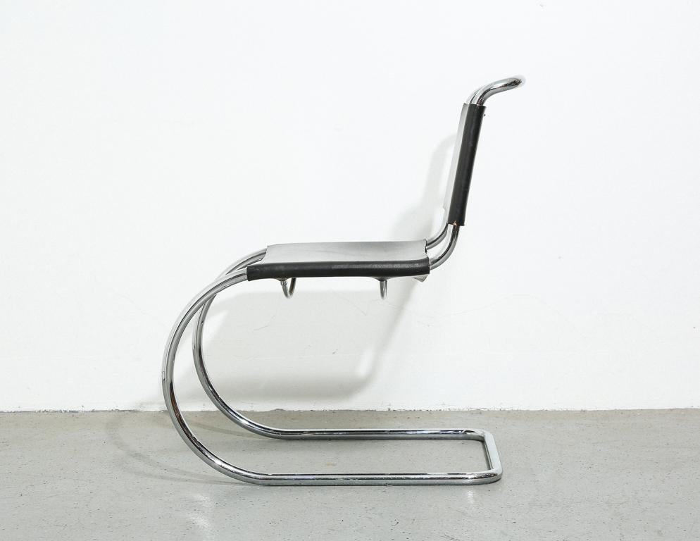 MR10 Side Chair by Mies Van Der Rohe In Good Condition In Brooklyn, NY