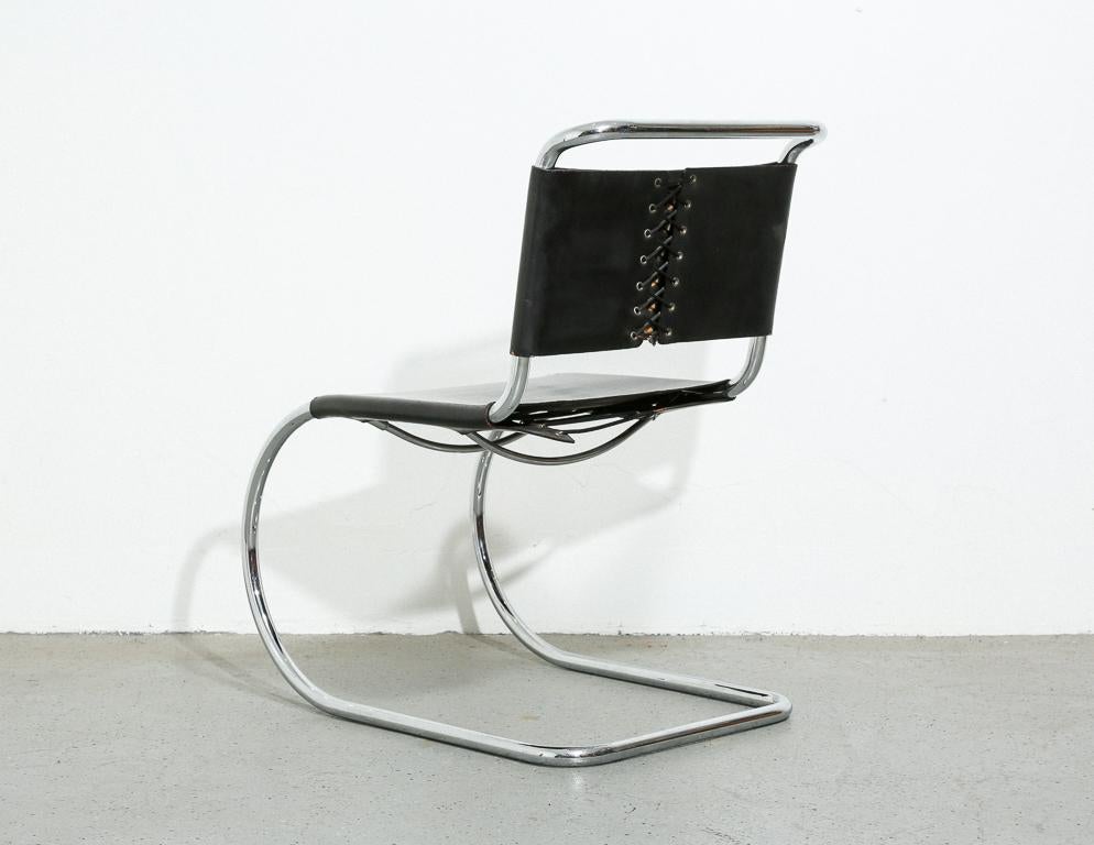 Mid-20th Century MR10 Side Chair by Mies Van Der Rohe