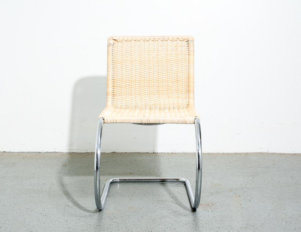MR10 Side Chair in Rattan For Sale 1