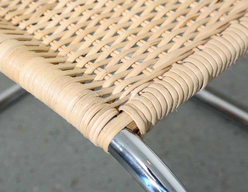 MR10 Side Chair in Rattan For Sale 3