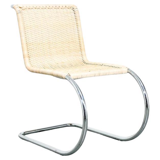 MR10 Side Chair in Rattan For Sale