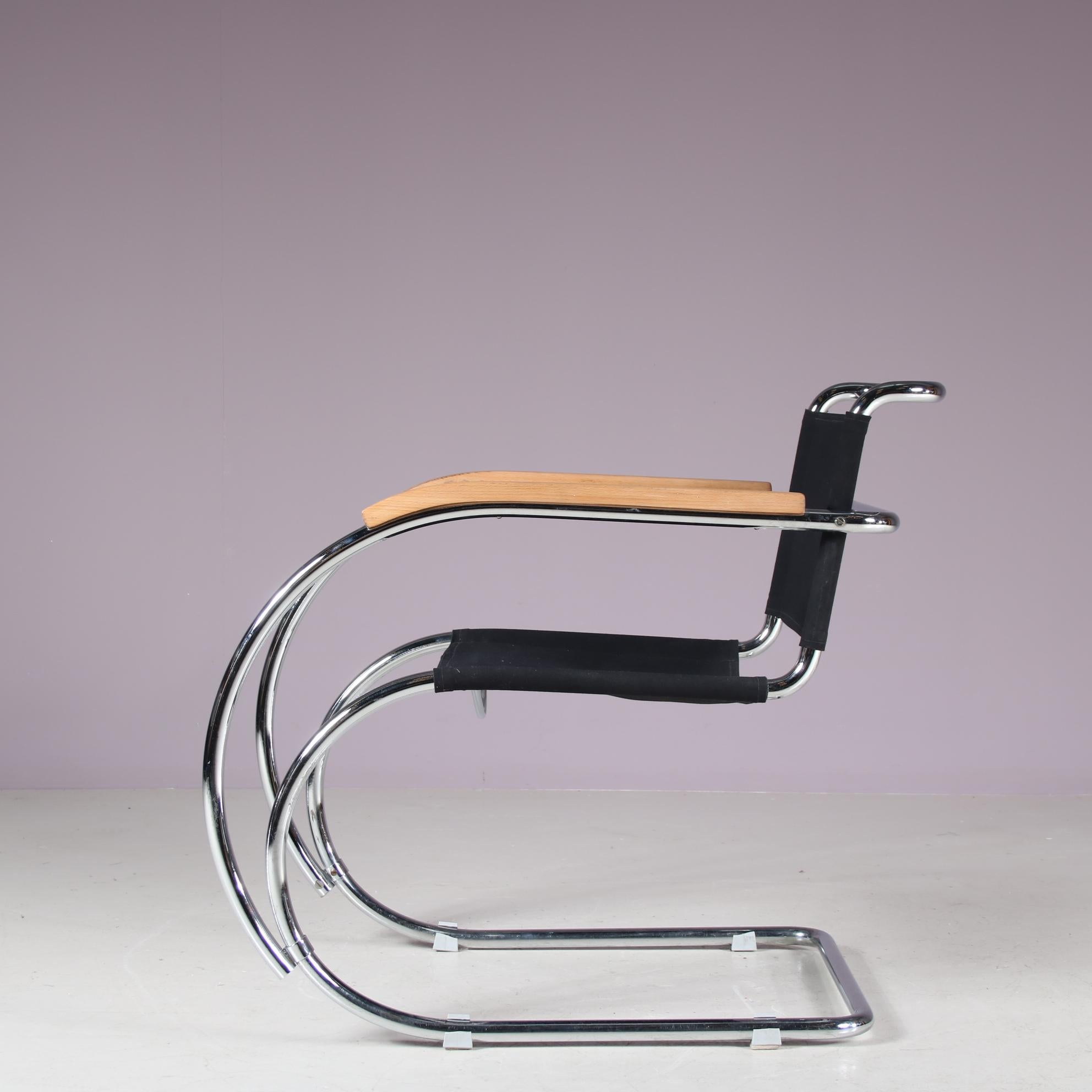Mid-Century Modern “MR20” Chair by Ludwig Mies van der Rohe for Mücke Melder, Germany 1930