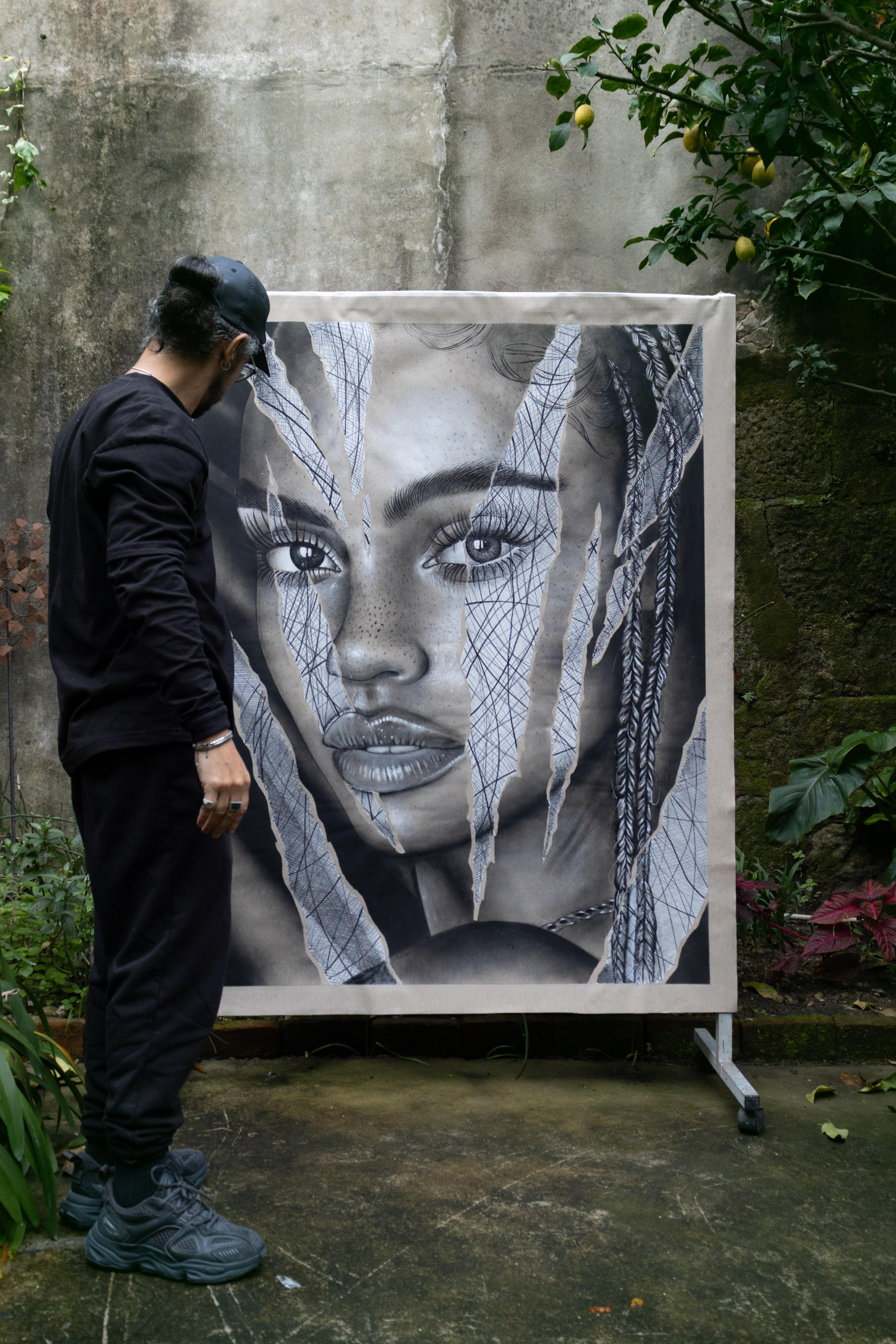 Individualität ist ein schöner poetischer Tanz von Mrkas (Streetart), Painting, von MRKAS