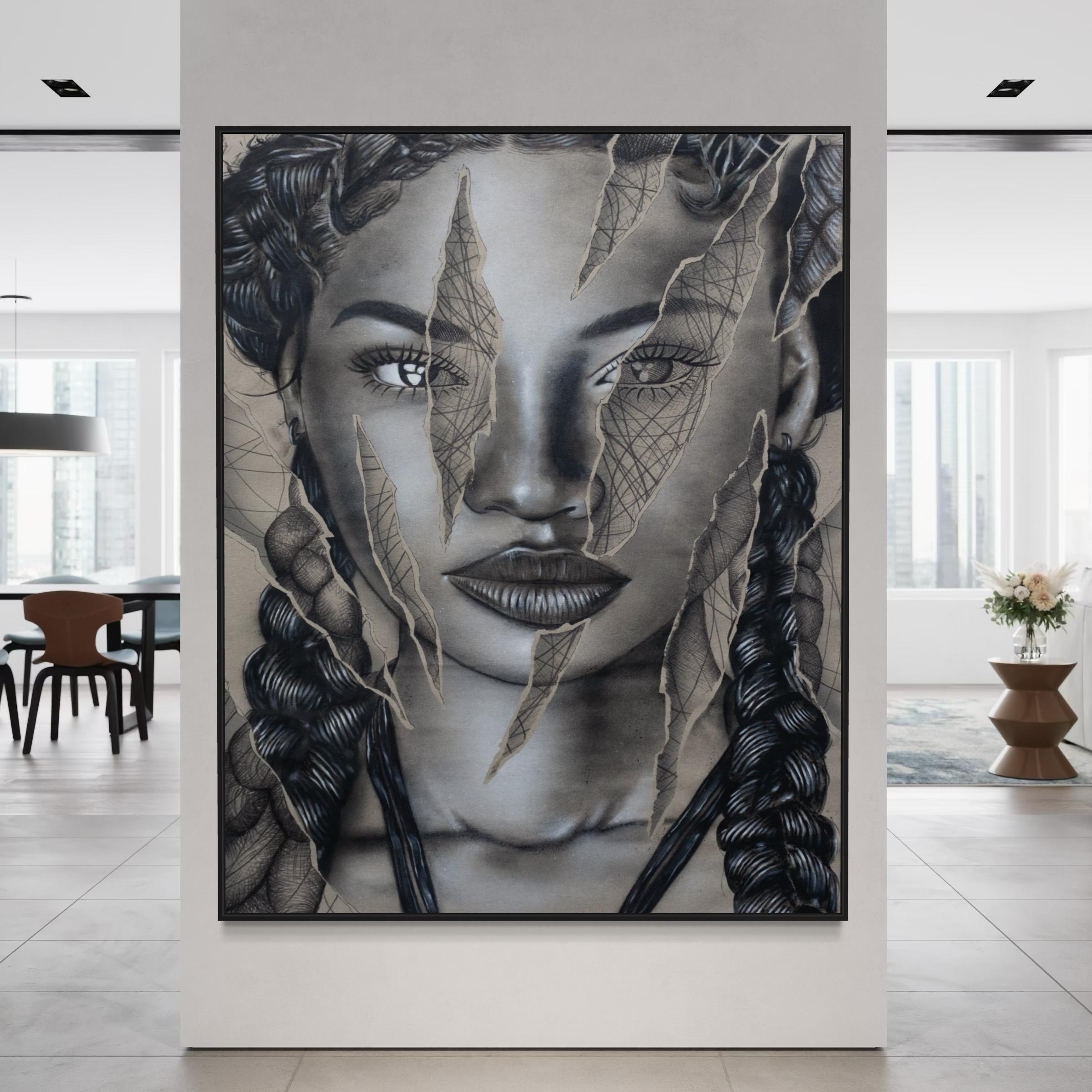 Die Königin der Widerstandsfähigkeit von Mrkas – Painting von MRKAS
