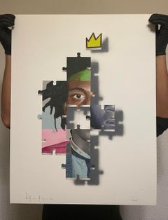 Used Basquiat print by MRKAS