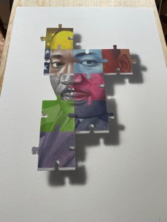 Signed Limited Edition Martin Luther King Giclée Print, 19x23 in