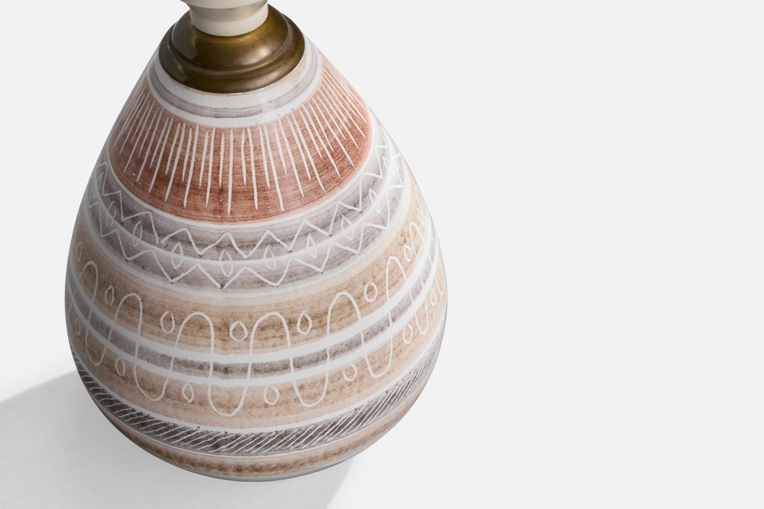 Danese Mørkøv Keramikfabrik, Lampada da tavolo, Ceramica, Danimarca, 1960 ca. in vendita