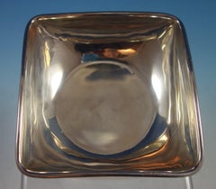 MRR of Taxco Mexican Mexico Sterling Silver Square Bowl with Applied Feet