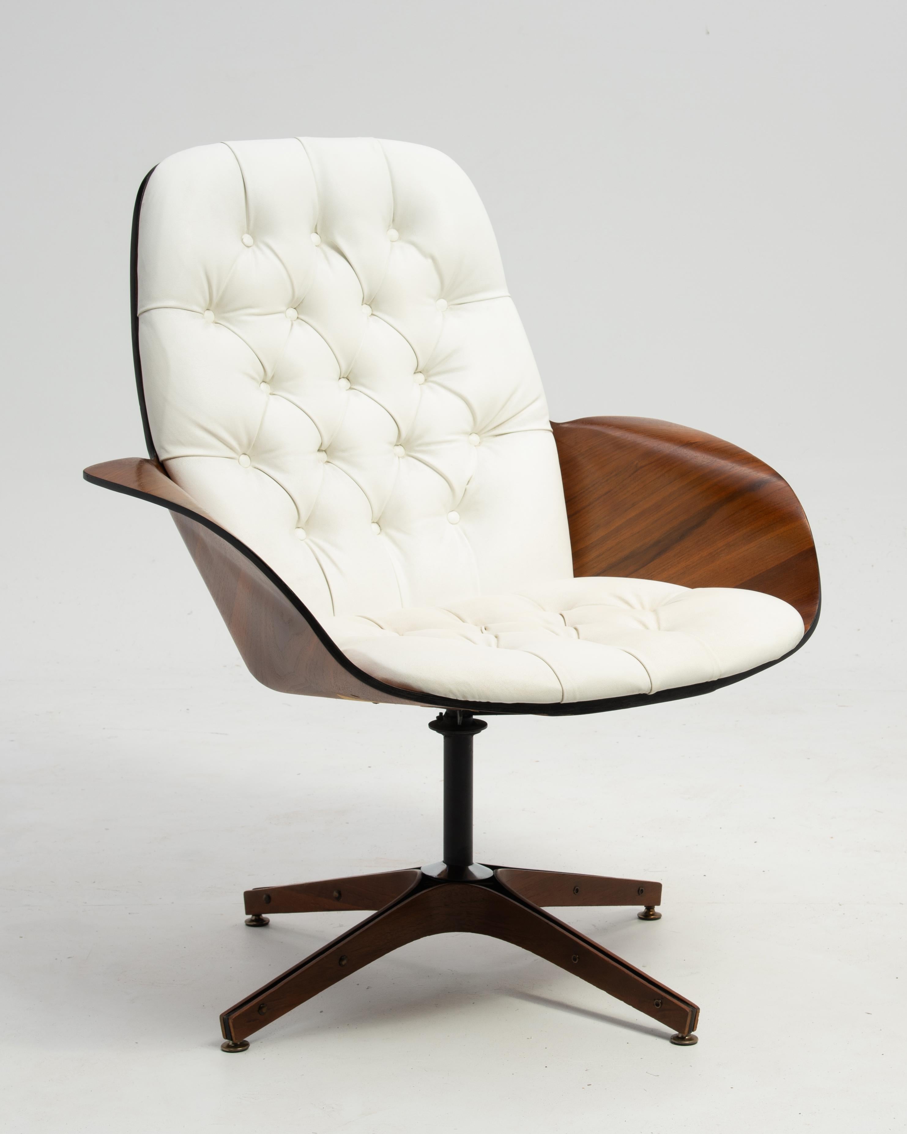 Mid-Century Modern Mrs. Chair George Mulhauser Plycraft Plywood Walnut Lounge Chair