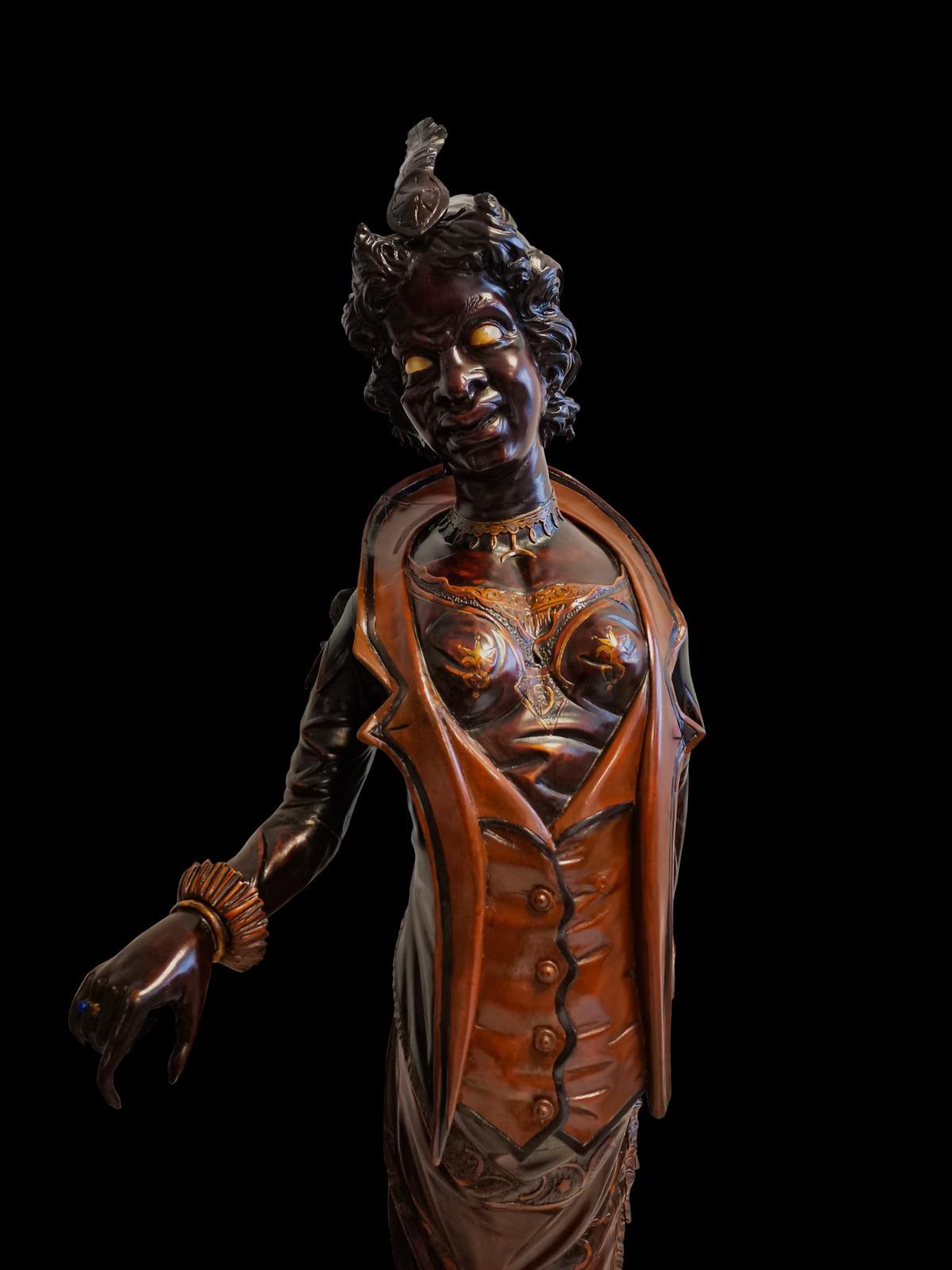 Mrs Devil 'Hall Figurine Attributed to Francesco Toso, 1875-1890 For Sale 1