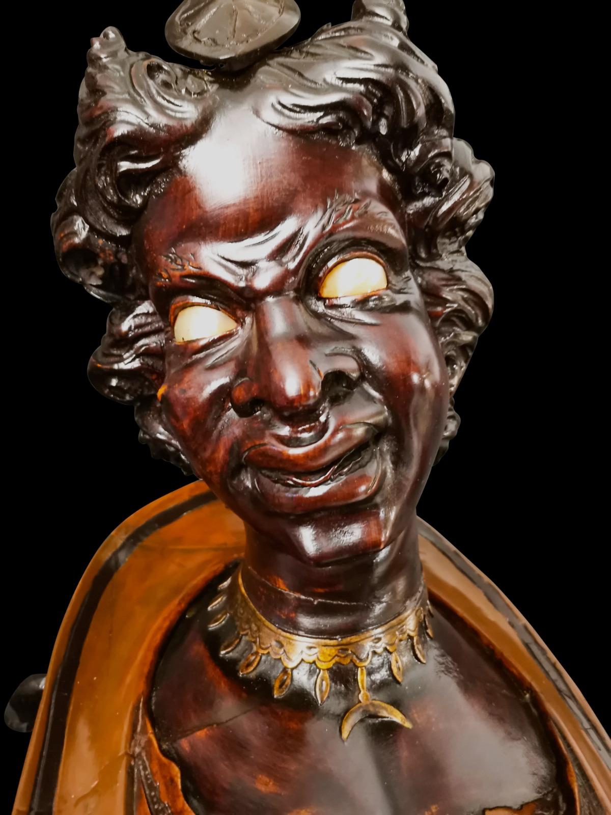 Mrs Devil 'Hall Figurine Attributed to Francesco Toso, 1875-1890 In Good Condition For Sale In Madrid, ES
