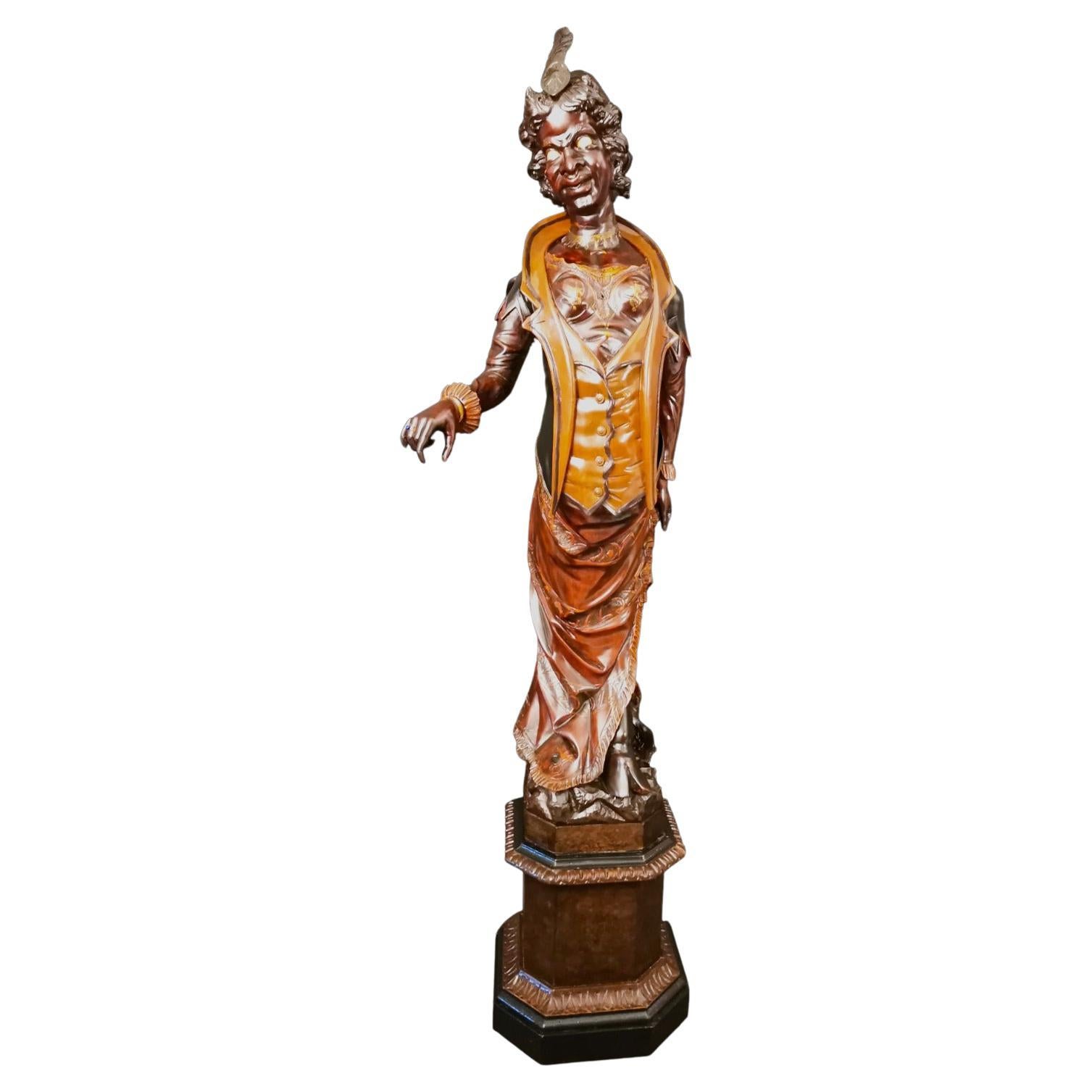 Mrs Devil 'Hall Figurine Attributed to Francesco Toso, 1875-1890 For Sale