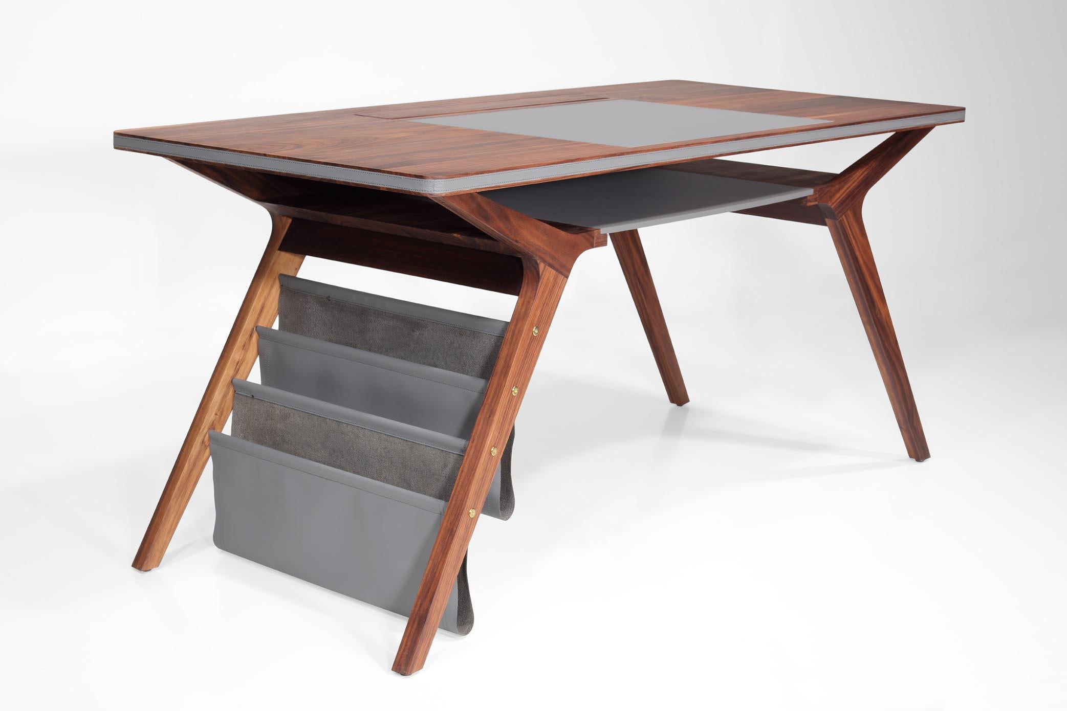 Escritorio Sra. Note 160cm Madera de Nogal. en venta 2