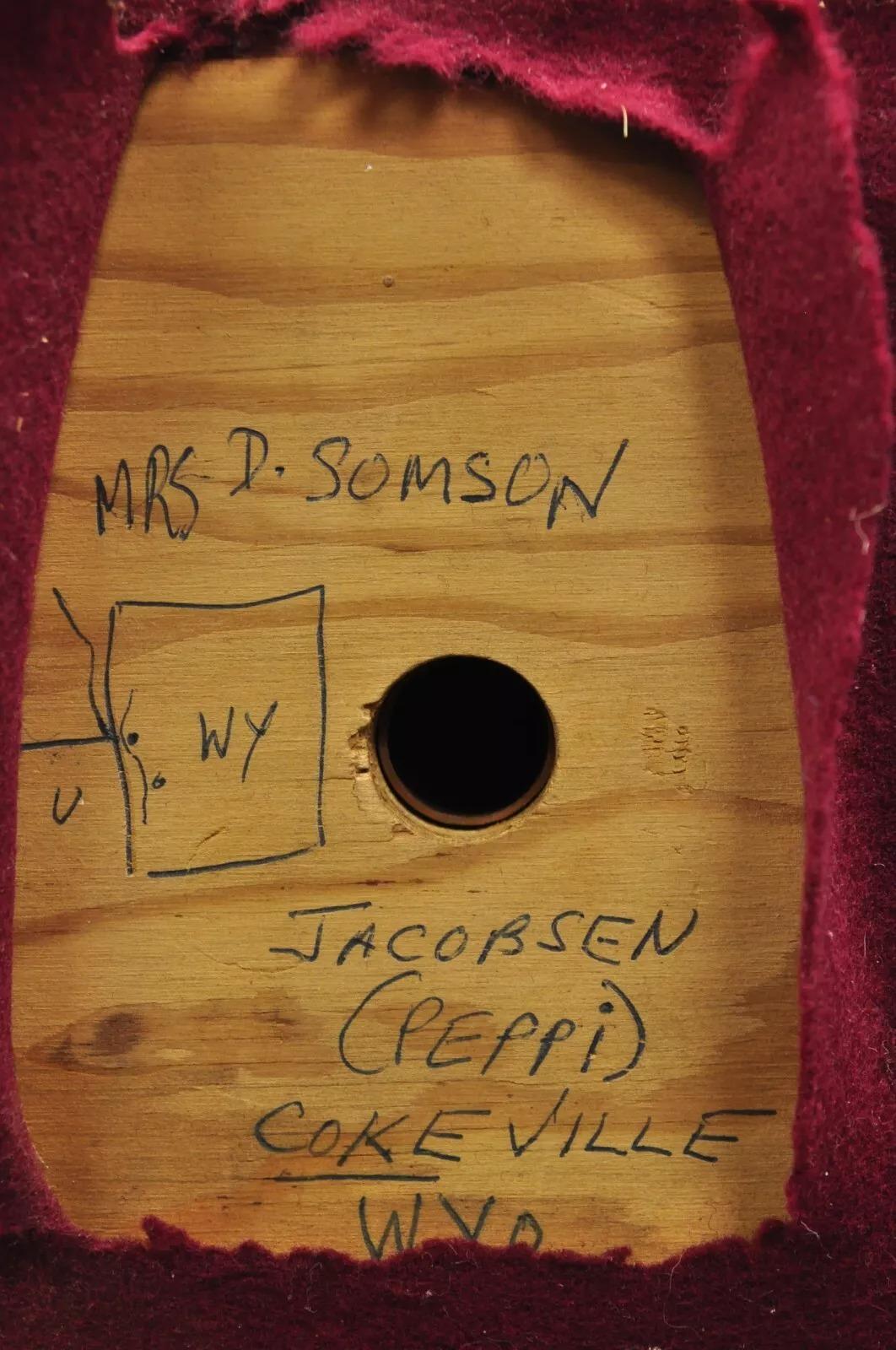 Modern Mrs. Somson Ceramic Pottery Bust Sculpture by Jacobsen (Peppi) of Cokeville WY For Sale