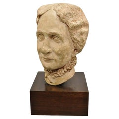 Mrs. Somson Ceramic Pottery Bust Sculpture by Jacobsen (Peppi) of Cokeville WY