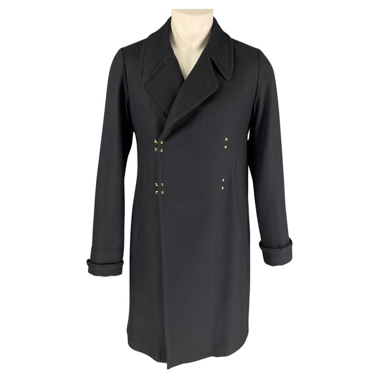 ms-braque-size-40-navy-twill-wool-double-breasted-coat-at-1stdibs