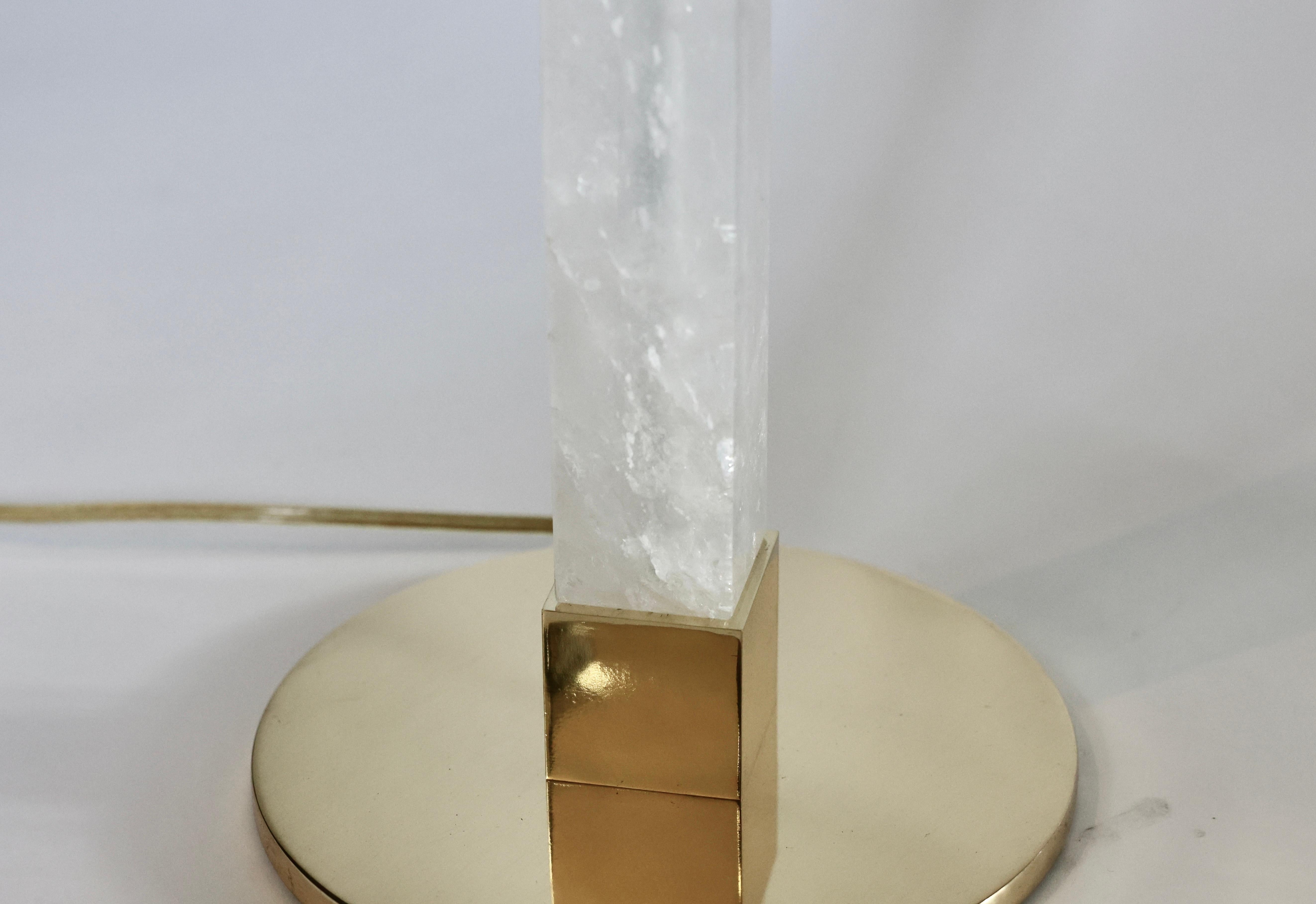 Contemporary MSC II Rock Crystal Lamps by Phoenix For Sale