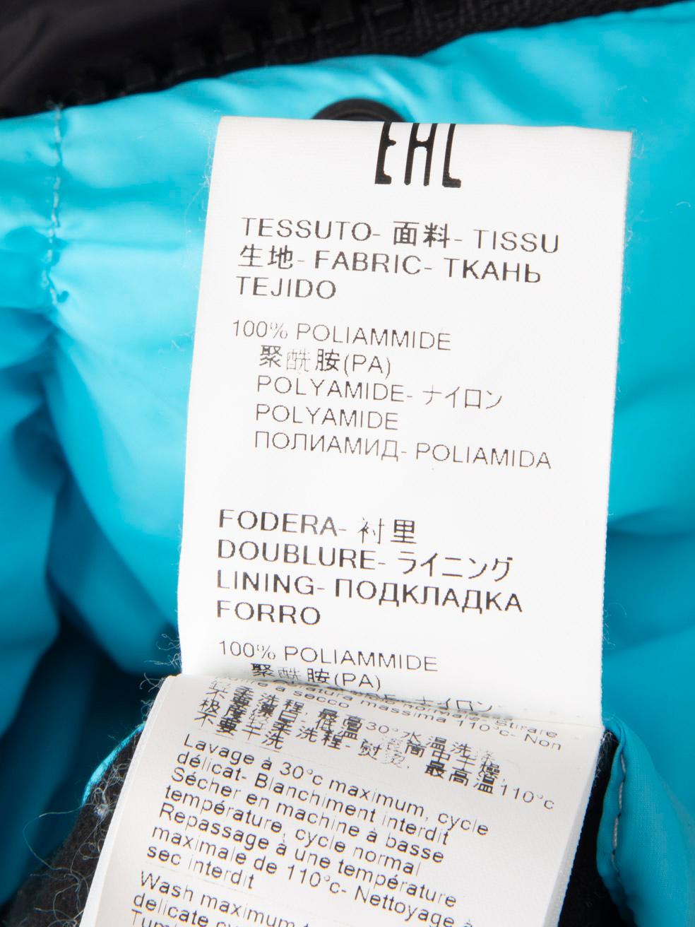 MSGM Black & Blue Reversible Duck Down Gilet Size M 3