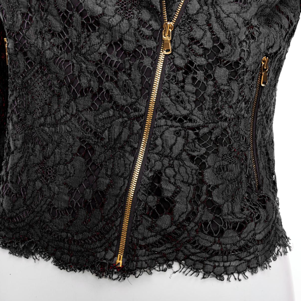 MSGM giacca biker nera in misto cotone con zip laterale IT40 S
Riferimento: WECN/A00003
Marchio: MSGM
Materiale: Pizzo
Colore: nero
Modello: Tinta unita
Chiusura: zip
Fodera: Tessuto nero
Prodotto in: Italia

CONDIZIONE:
Condizioni: Eccellente,