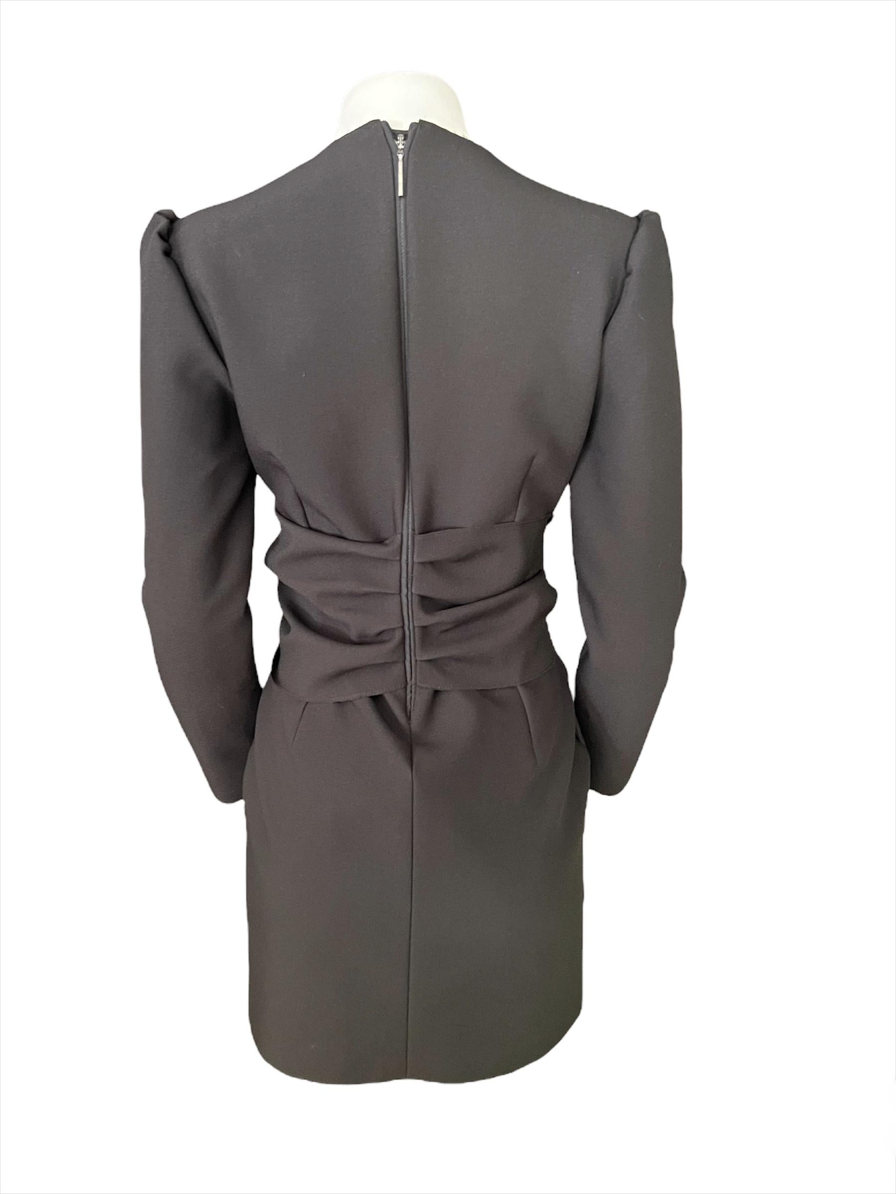 Noir MSGM - Mini-robe noire, taille 42 en vente