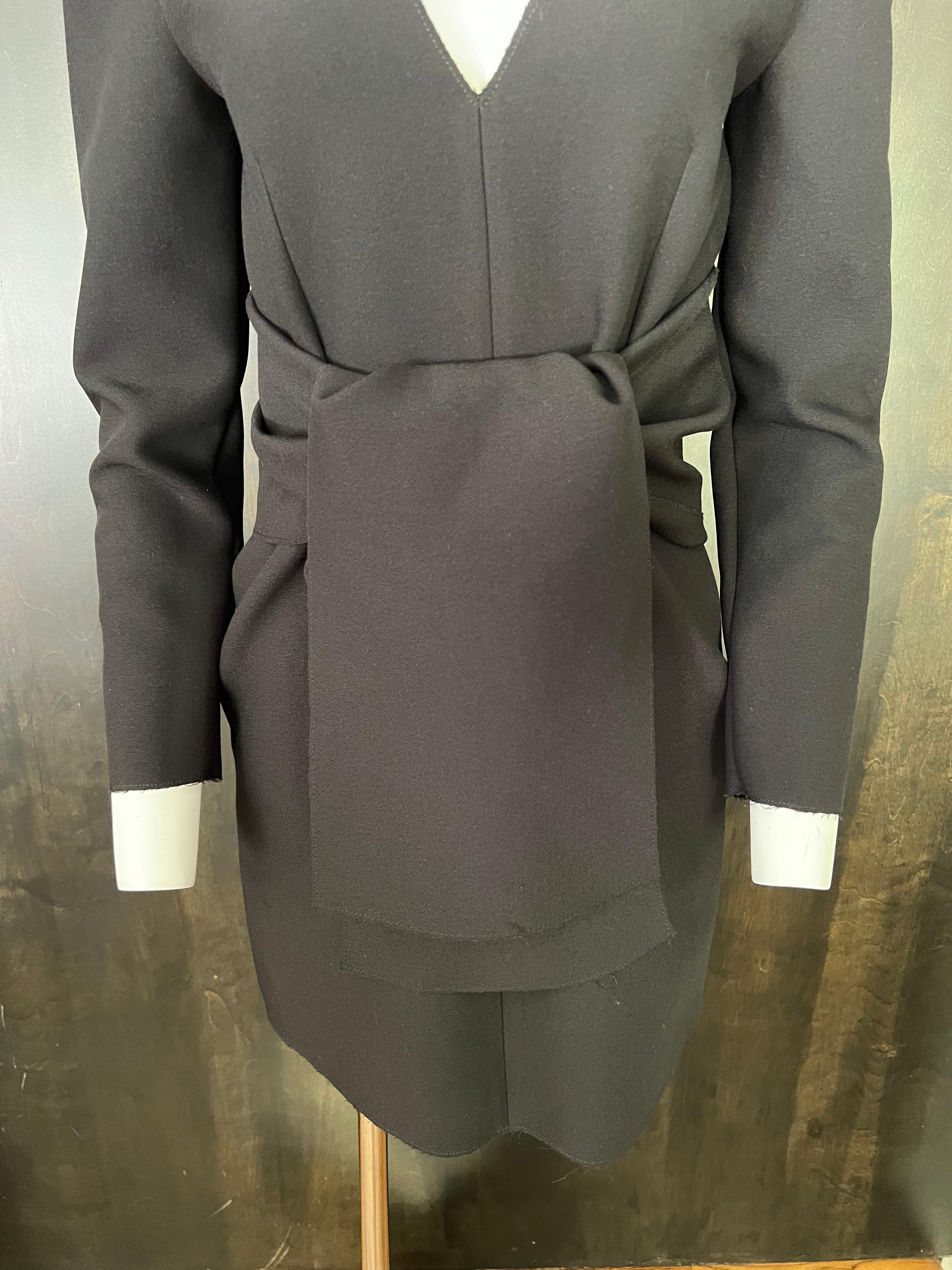 MSGM Black Mini Dress, Size 42 For Sale 1