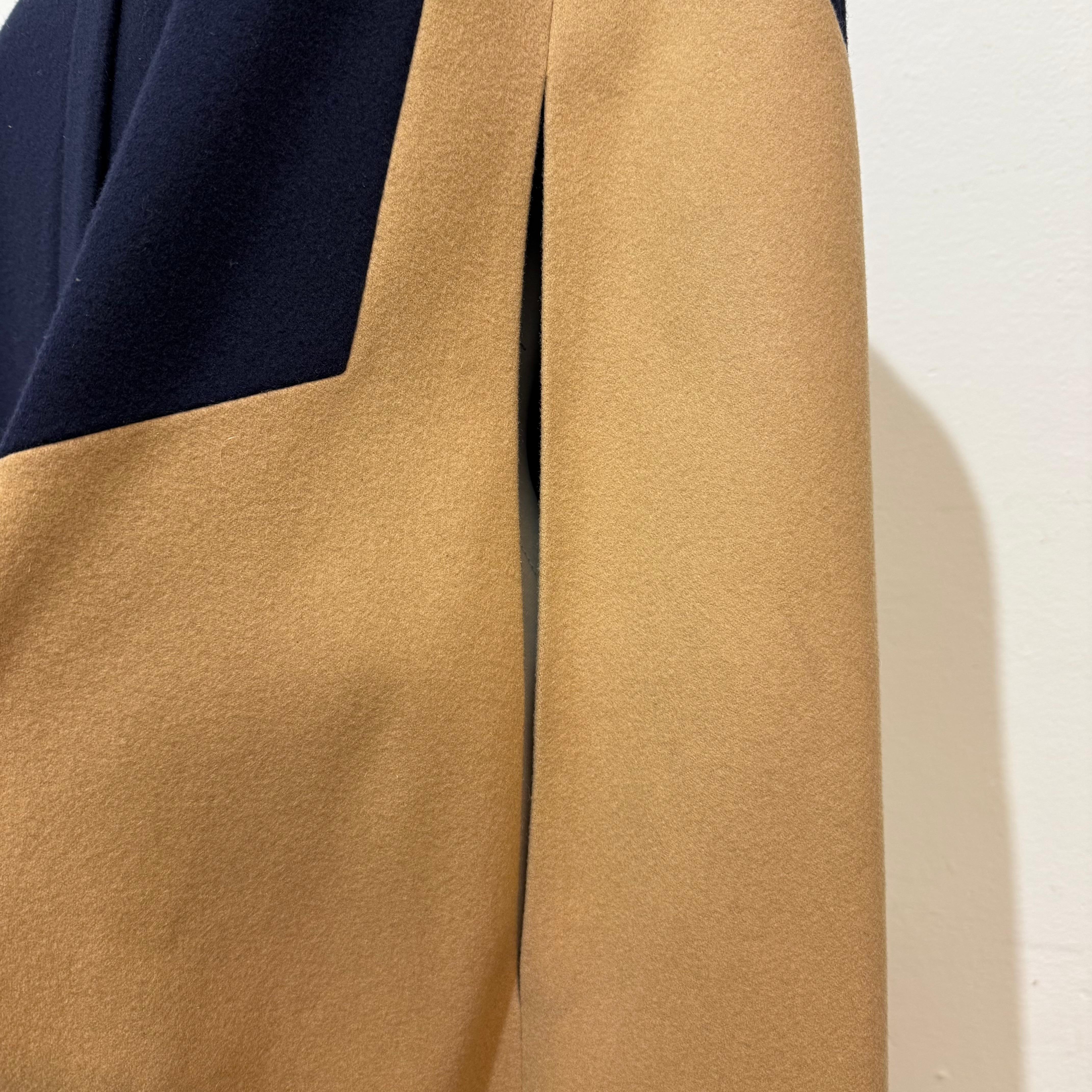 De las mujeres MSGM Capa de estrella de lana azul y camel talla IT 44 en venta