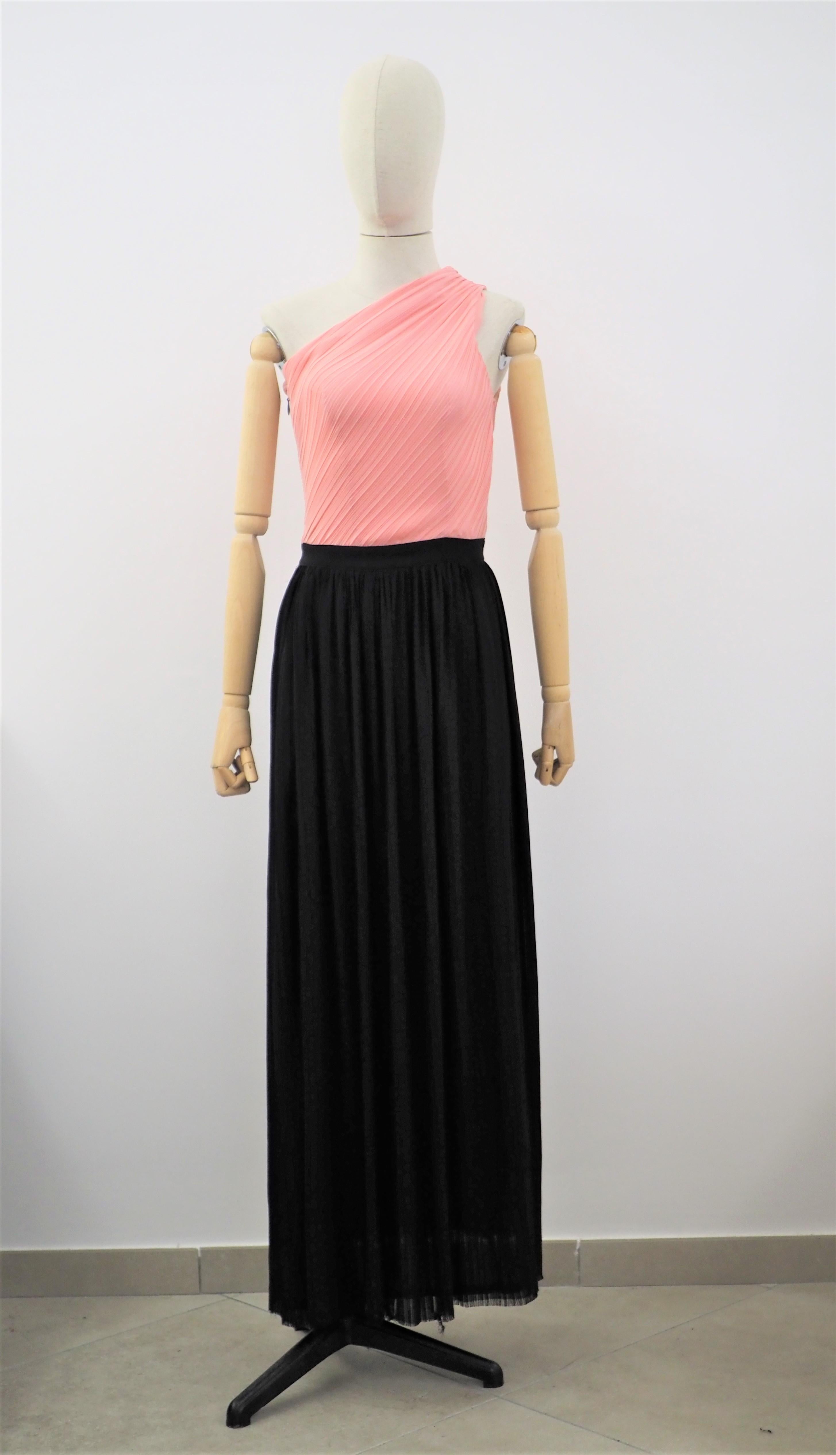 Black MSGM multicoloured long dress For Sale