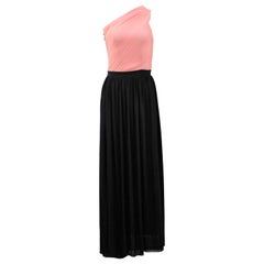 Abito lungo multicolore MSGM