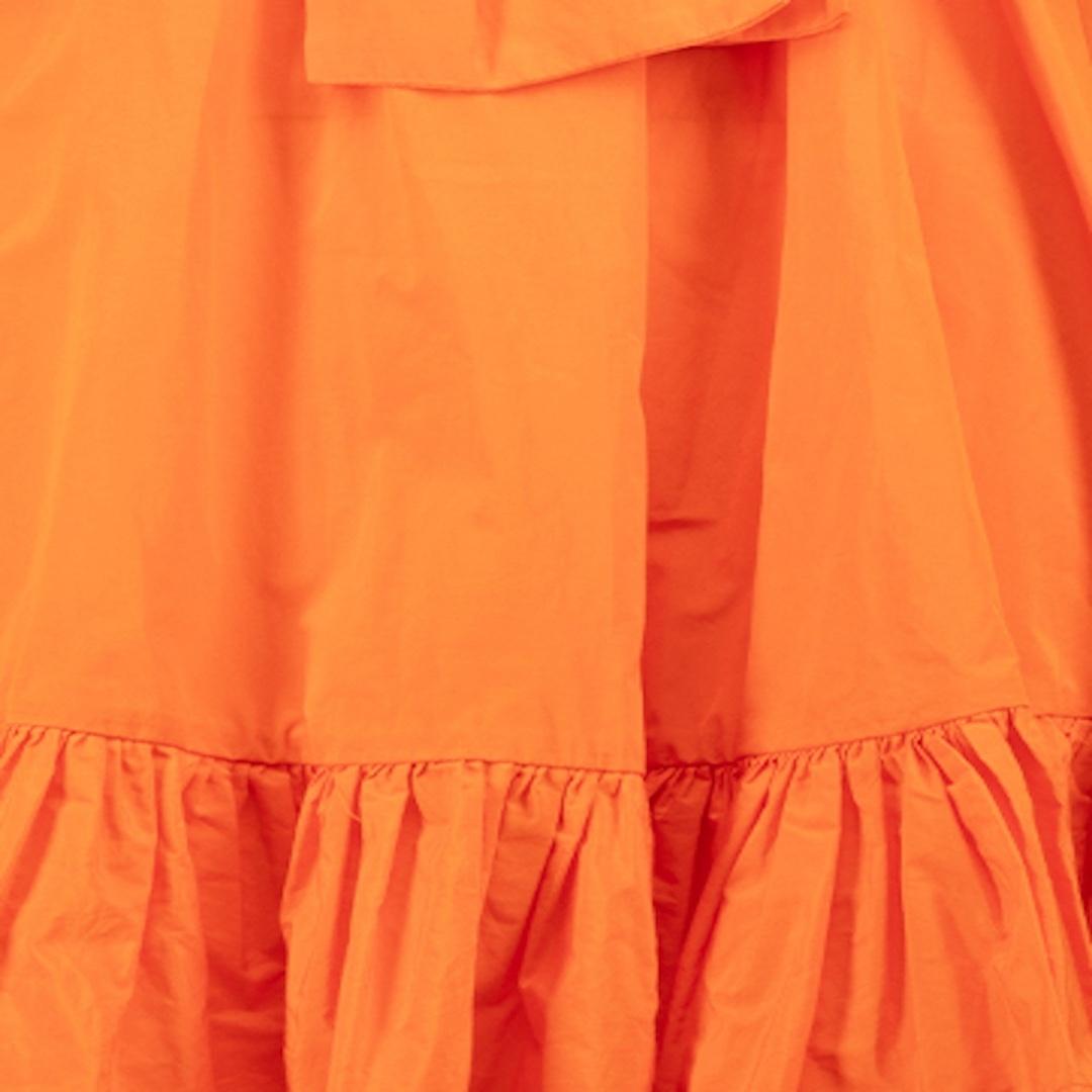 Women's MSGM Orange Bow Accent Mini Dress Size XS