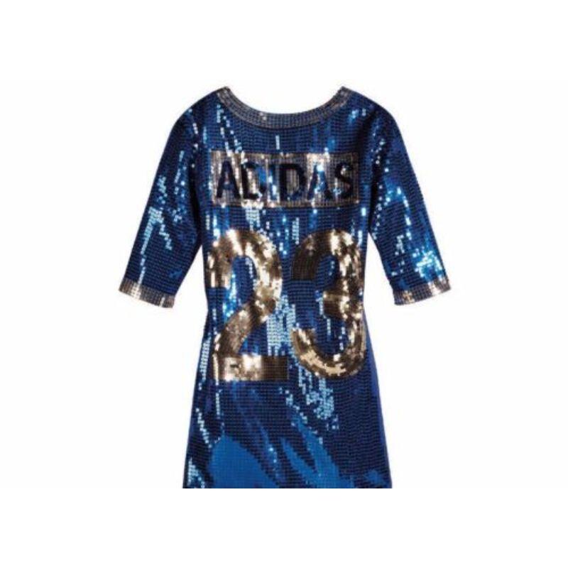 MSRP Adidas Originals x Jeremy Scott Sequin Blue Jersey Football Dress Rare S

Additional Information:
Material: 100% Polyester
Color: Multi-Color/Blue        
Pattern: Sequins
Style: Jersey Shirt Dress
Size: S
100% Authentic!!!
Condition: Brand new