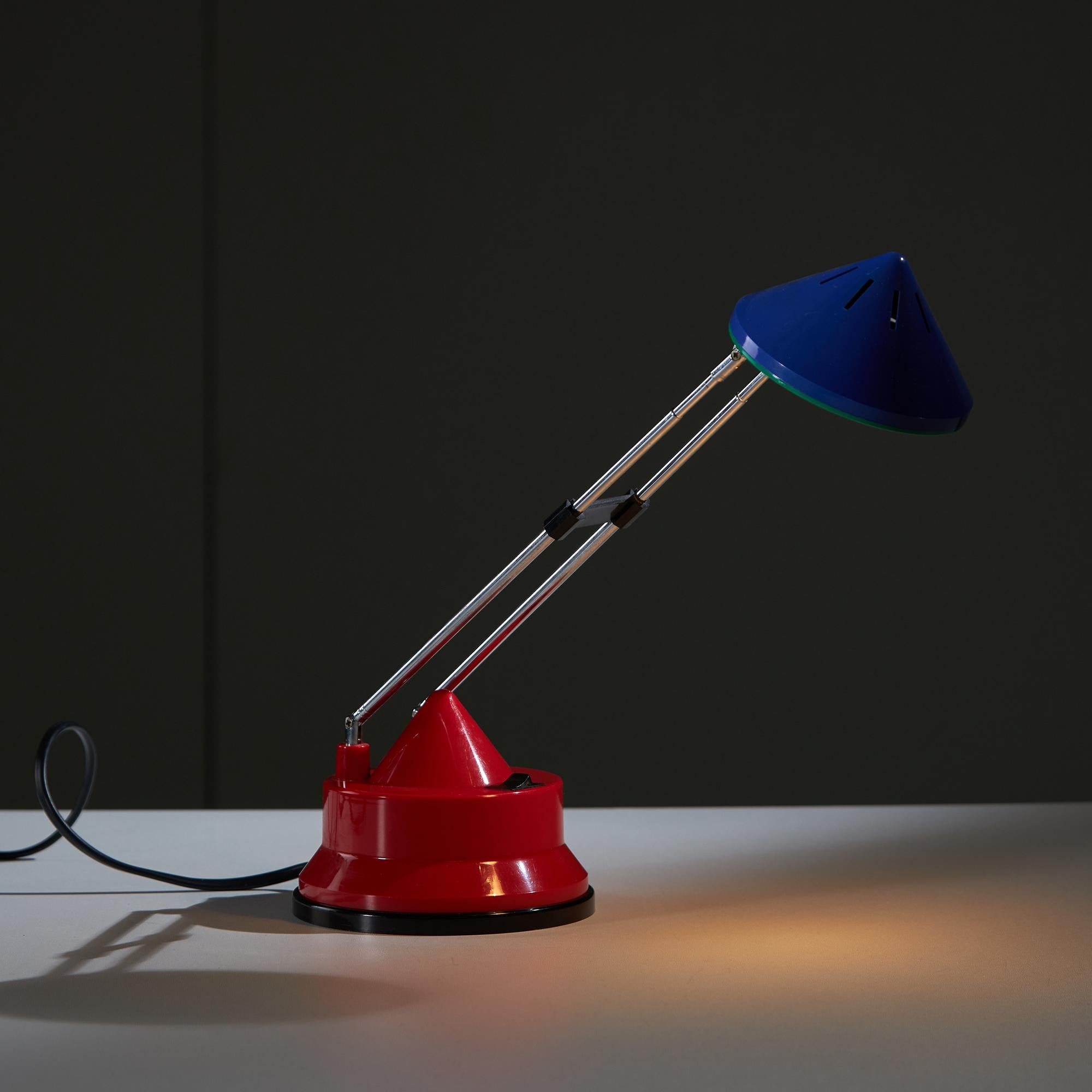Metal MT-952 Memphis Style Colourful Table Lamp, 1990s For Sale