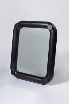 mt curve wall mirror in ash hardwood