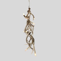Mt Oso Mule Deer Antler Chandelier by The Peak Antler