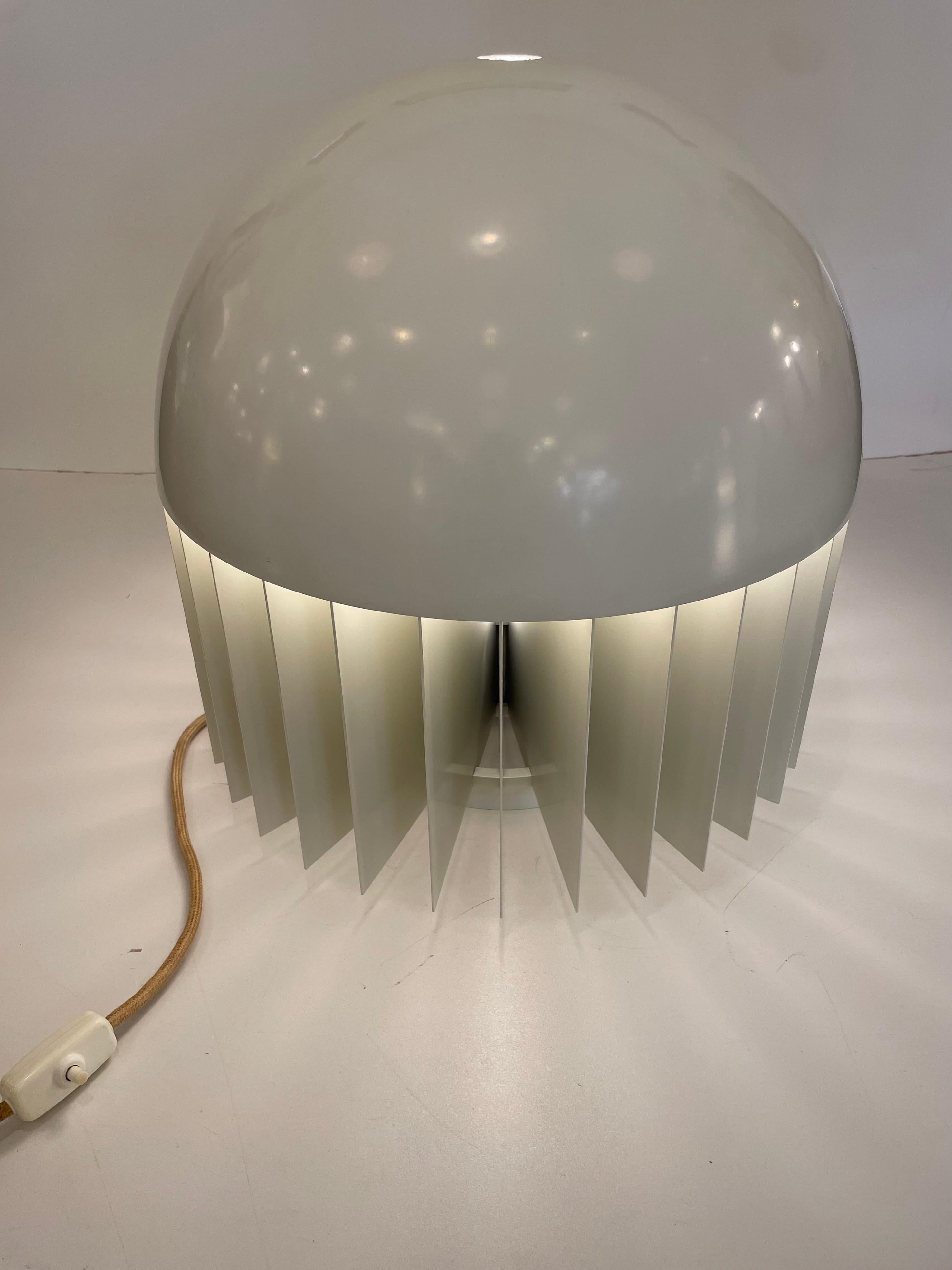 Steel MT, Table Lamp by Giancarlo Mattioli for Sirrah, 1969 For Sale